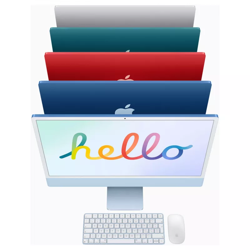 iMac – 24 pollici – M1 – CPU 8 core / GPU 7 core – 8 GB RAM – 256 GB SSD – rosa