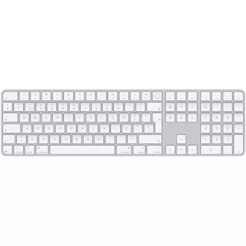 APPLE Magic Keyboard con Touch ID e tastierino numerico per modelli Mac con Apple Silicon – portoghese – tasti bianchi
