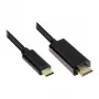 Good Connections GC-M0100 - 1 m - HDMI tipo A (standard) - USB Type-C - connettore maschio - connettore maschio - dritto