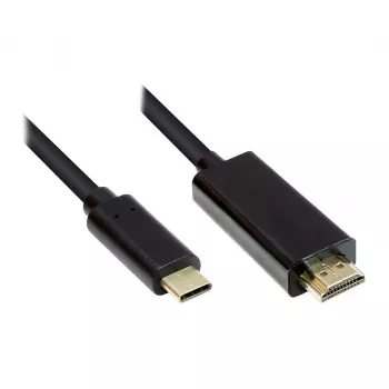 Good Connections GC-M0102 - 3 m - HDMI tipo A (standard) - USB Type-C - connettore maschio - connettore maschio - dritto