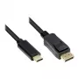 Good Connections GC-M0105 - 1 m - USB Type-C - DisplayPort - connettore maschio - connettore maschio - dritto
