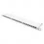 Patch panel 48,30cm (19) Cat. 6A, 24 porte, 0,5 U, STP schermato, apertura senza attrezzi, bianco puro (RAL9010), Go (GC-N0143)