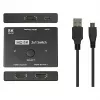 Alcasa switch HDMI - HDMI - nero - metallo - 7680 x 4320 - Dati - oro (GC-M0261)