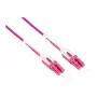 Cavo patch in fibra ottica duplex OM4 (multimodale, 50/125) LC/LC, UNIBOOT, LSZH, polarità reversibile, linguetta di sblocco, 10 m, Good Connections® (LW-U810LC4)