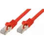 Cavo di rete S/CONN Cat. 7 S/FTP 30 m rosso