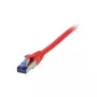 Cavo patch RJ45 - CAT6A 500MHz - 3 m - rosso - S-STP (S/FTP) - TPE/LSZH (Superflex) - AWG26 - Synergy 21