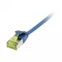 Synergy 21 cavo patch RJ45 CAT6A 500 MHz 1,0 m blu U/FTP slimline rotondo d 3,8 mm – rete – cavo CAT 7/connettore RJ45