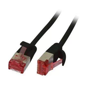 Cavo patch RJ45 - CAT6 250 Mhz - 5 m nero - U/FTP - slimline rotondo Ø 3,6 mm - Synergy 21
