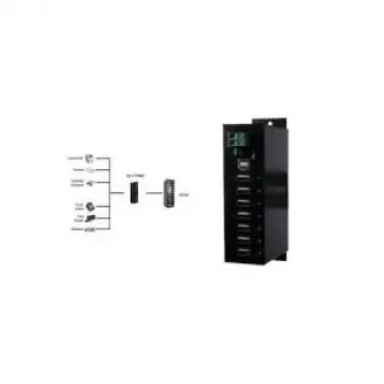 Hub USB EXSYS 7 porte 480 Mbit/s nero
