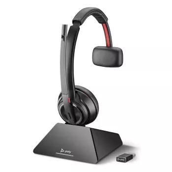 HP Poly Poly Savi 8210 UC - Microsoft - headset - on-ear - DECT 6.0 - wireless - certificato per Microsoft Teams (209212-02)