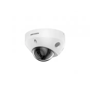 Mini dome per rete - giorno/notte - 3840x2160 25fps - 2,8mm - infrarosso - allarme - audio - IP67