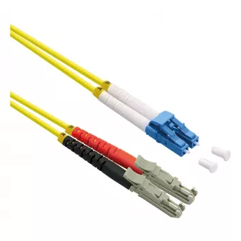 Cavo in fibra ottica ROLINE duplex 9/125µm OS2 - LSH APC / LC UPC - LSOH - giallo - 5 m