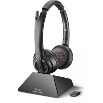 HP Poly Poly Savi 8220 UC - Standard - sistema cuffie - on-ear - DECT 6.0 - wireless (209215-02)