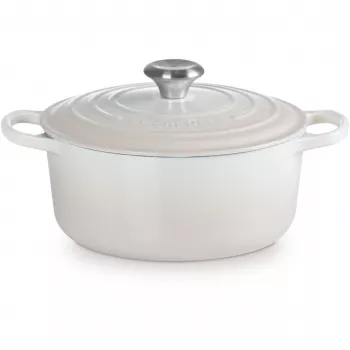Le Creuset Signature brasiera rotonda 24 cm Meringue (21177247164430)