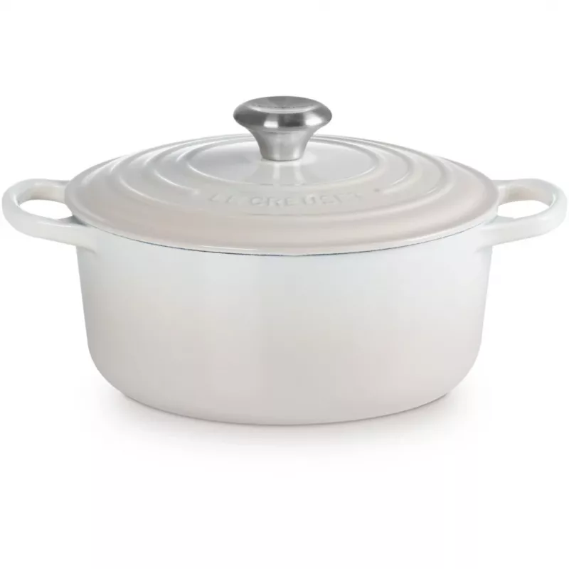 Le Creuset Signature brasiera rotonda 24 cm Meringue (21177247164430)