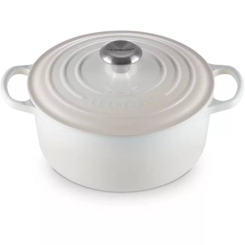 Le Creuset Signature brasiera rotonda 24 cm Meringue (21177247164430)