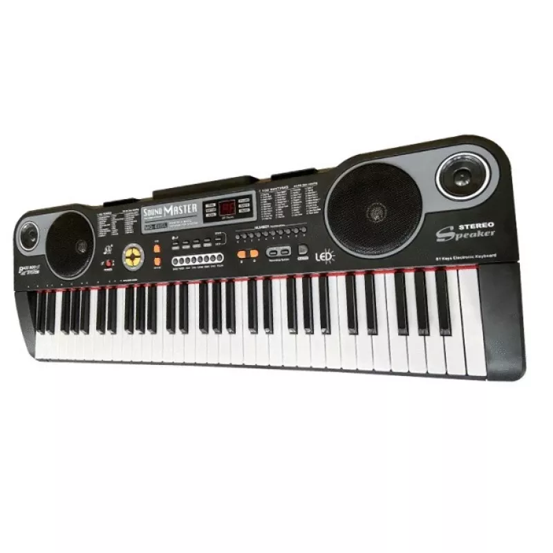 MQ 6115L - tastiera con microfono per imparare a suonare, sviluppata per bambini