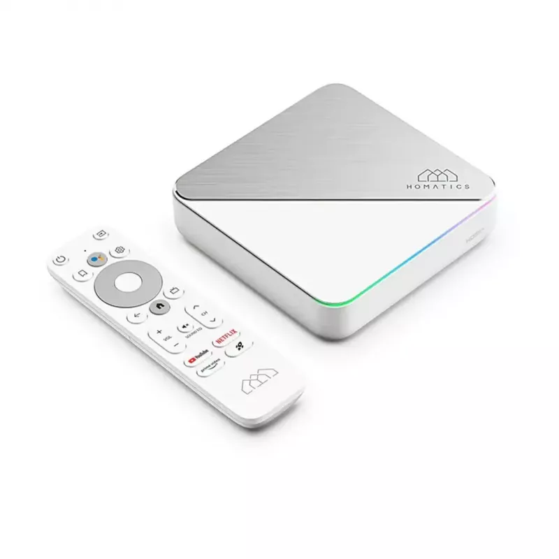 Streaming media player Homatics Box R PLUS 4K Android TV — streaming 4K, piattaforma Android TV