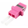 EFB-Elektronik adattatore LC Duplex OM4 monopezzo, heather viola, ferula in ceramica, SC simplex