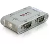 DeLOCK 87414 adattatore seriale USB 2.0 a 4 porte RS-232