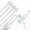 4smarts 541024 cavo USB 1,2 m USB A/USB C USB C/Micro USB-A/Lightning bianco (541024)
