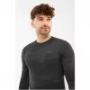 VIKING Gasher Man intimo a maniche lunghe in merino da uomo, taglia M, nero