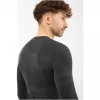 VIKING Gasher Man intimo a maniche lunghe in merino da uomo, taglia M, nero