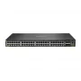 HPE Aruba 6300F - switch - L3 - managed - 48 x 10/100/1000 (PoE+) + 4 x 50 Gigabit Ethernet SFP56 - montaggio a rack - PoE+ - conforme TAA