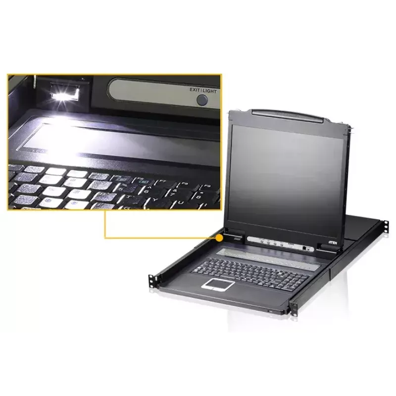 Switch KVM ATEN CL1308N montaggio a rack nero