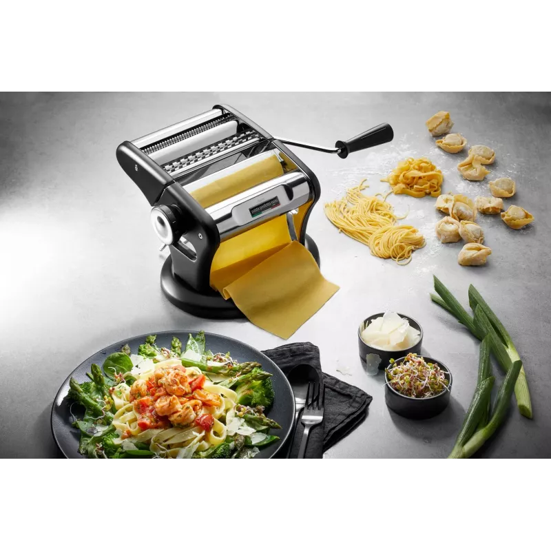Macchina manuale per pasta GEFU G-29401 con regolazione dello spessore, rulli in acciaio inox
