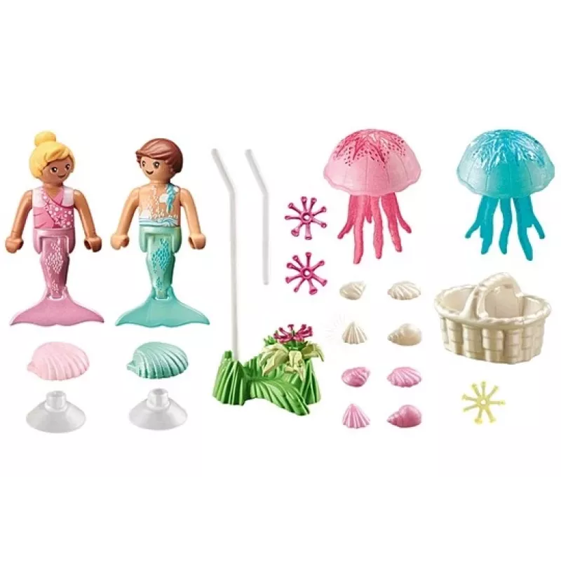 Set di figure Princess Magic 71504 bambini sirene con meduse