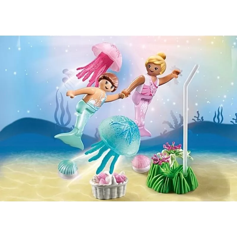 Set di figure Princess Magic 71504 bambini sirene con meduse