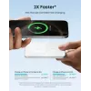 Caricabatterie portatile Anker A1665H21 5000mAh sottile bianco