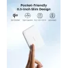 Caricabatterie portatile Anker A1665H21 5000mAh sottile bianco