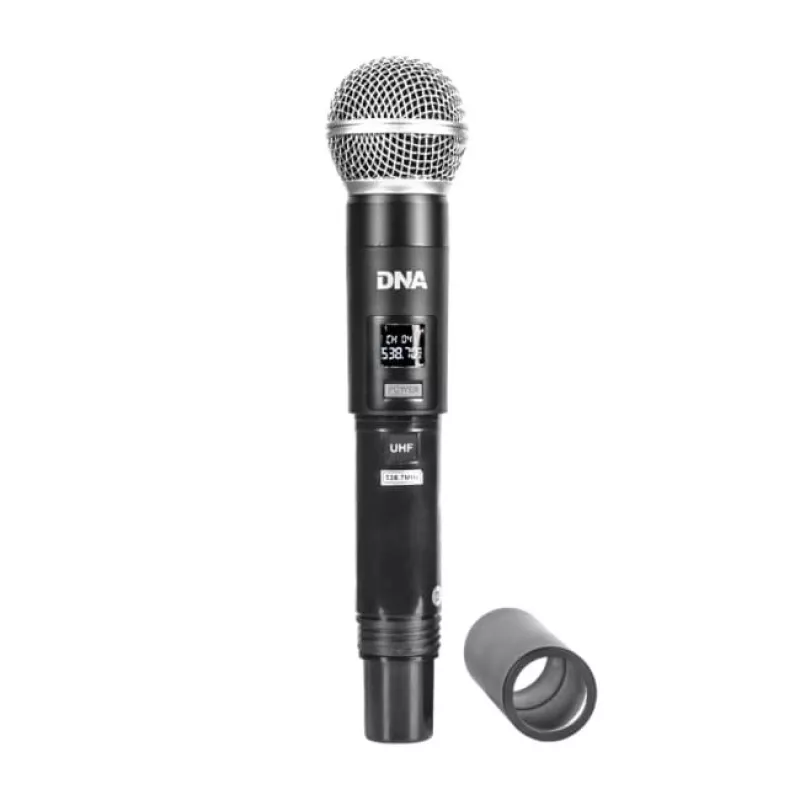 DNA WM4 Vocal Set - set (microfono wireless, 4x trasmettitori a mano, sistema sonoro UHF)