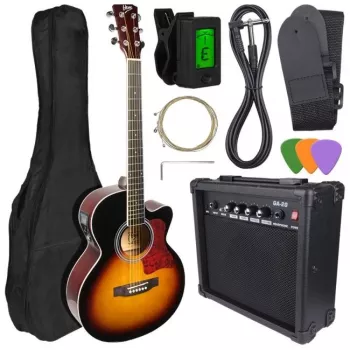 V-TONE EAG SET SB - set (chitarra elettroacustica 4/4 + amplificatore), sunburst