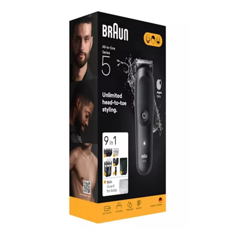 Rifinitore Braun AIO5540 nero litio-ioni 120 min