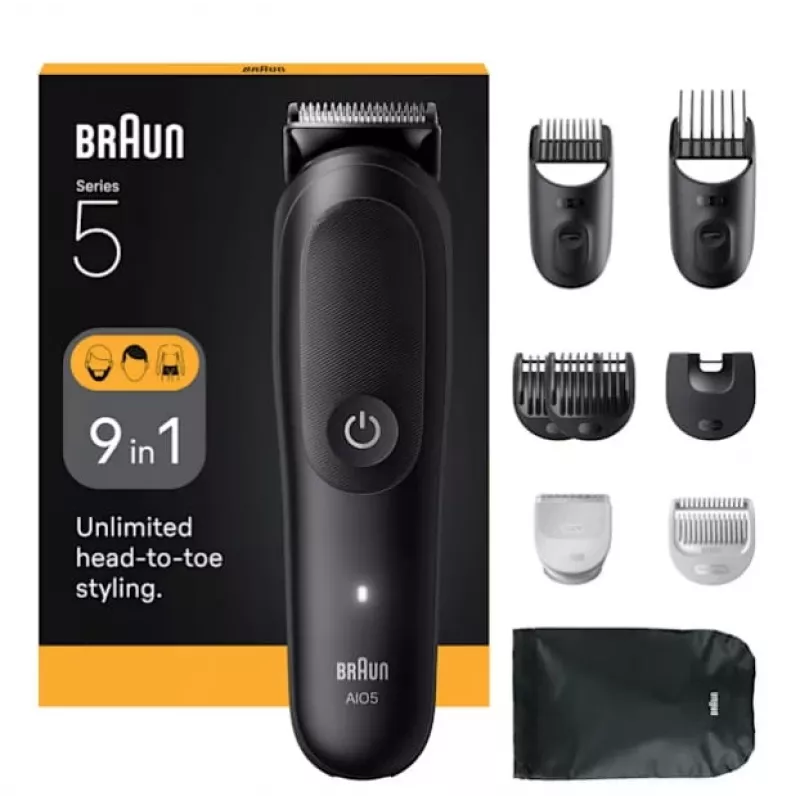 Rifinitore Braun AIO5540 nero litio-ioni 120 min