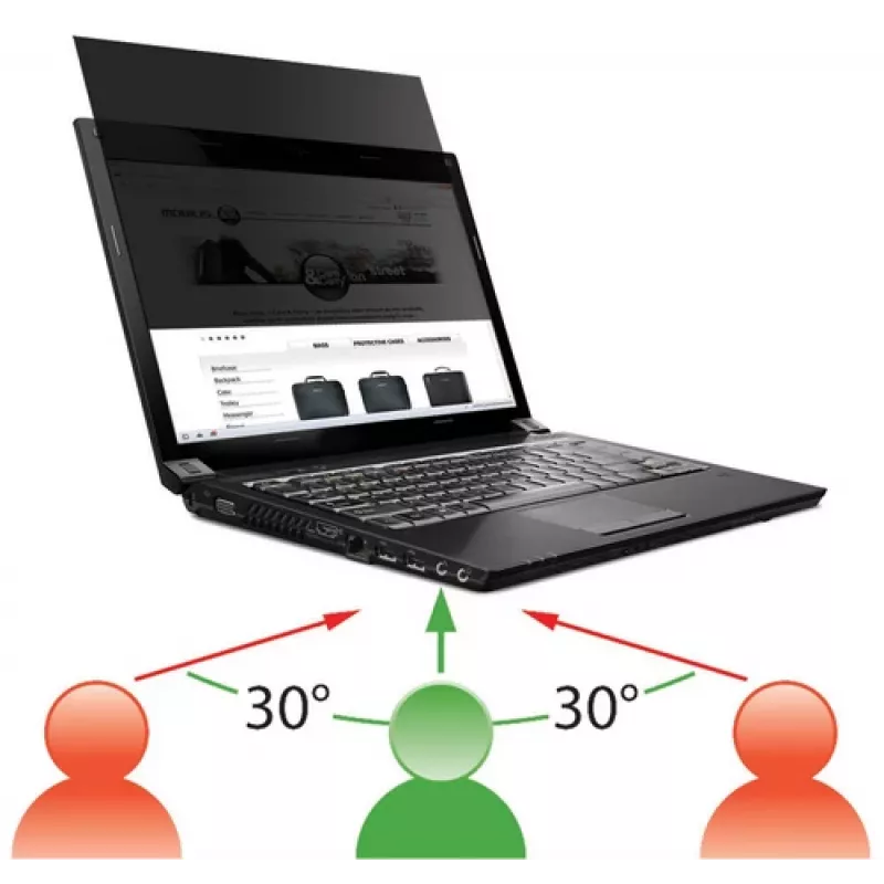Mobilis filtro privacy per notebook - 39,6 cm widescreen (15,6 widescreen)