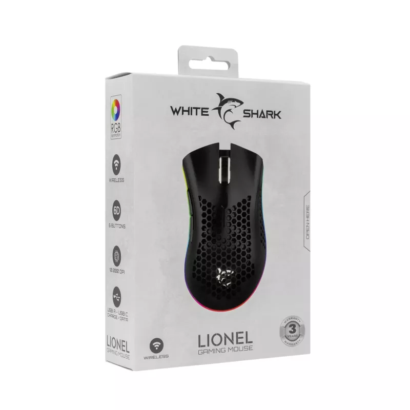 White Shark WGM-5012 Lionel nero