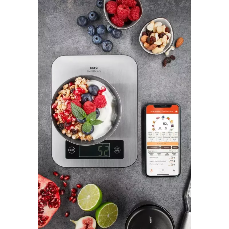 Bilancia da cucina GEFU SCORE G-21930 acciaio inox elettronica