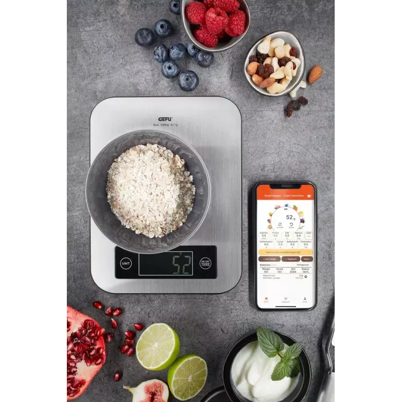 Bilancia da cucina GEFU SCORE G-21930 acciaio inox elettronica