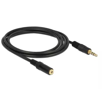 Cavo audio DeLOCK 83766 2m 3,5mm nero