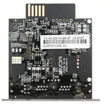 Modulo di gestione di rete SNMP QOLTEC 50398 per il monitoraggio e il controllo dell'UPS