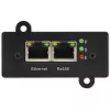 Modulo di gestione di rete SNMP QOLTEC 50398 per il monitoraggio e il controllo dell'UPS