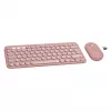 Logitech Pebble 2 Combo tastiera mouse con Universal RF Wireless + Bluetooth QWERTZ tedesco rosa (920-012205)