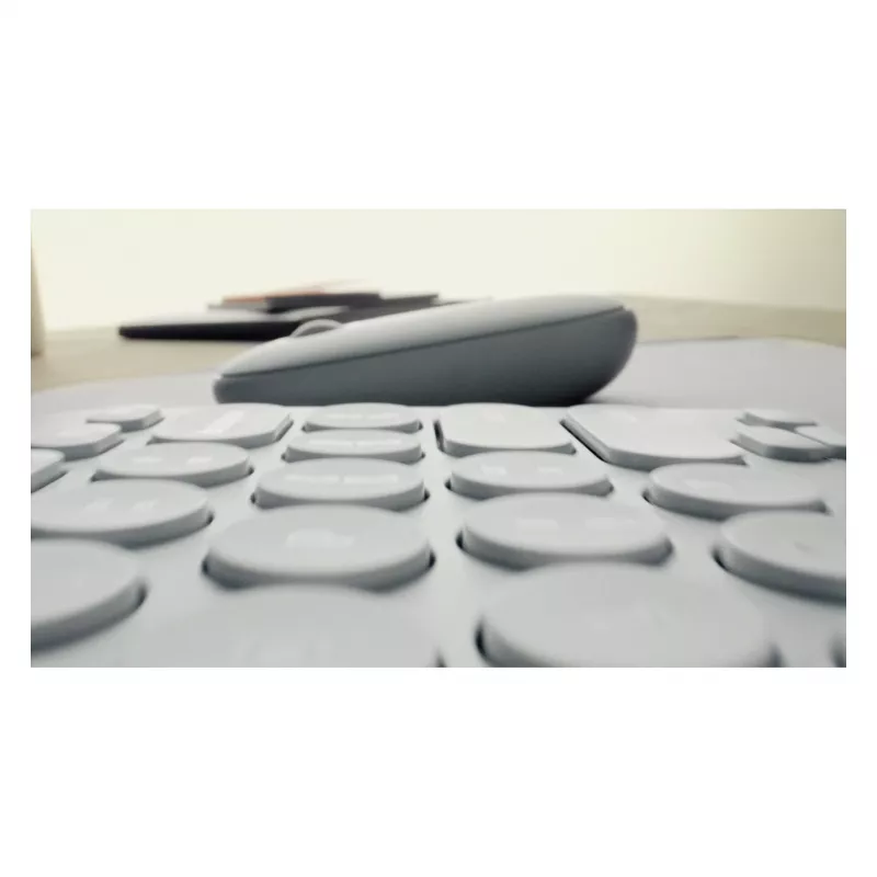 Logitech Pebble 2 Combo tastiera mouse con Universal RF Wireless + Bluetooth QWERTZ tedesco rosa (920-012205)
