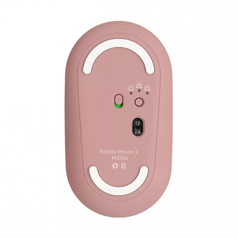 Logitech Pebble 2 Combo tastiera mouse con Universal RF Wireless + Bluetooth QWERTZ tedesco rosa (920-012205)
