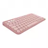 Logitech Pebble 2 Combo tastiera mouse con Universal RF Wireless + Bluetooth QWERTZ tedesco rosa (920-012205)