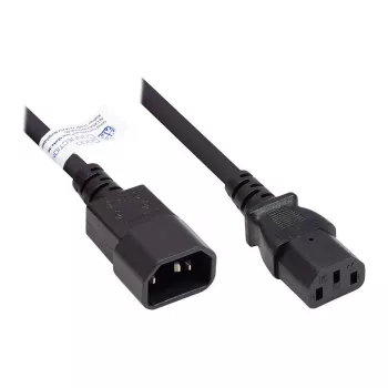 Good Connections P1430-S005 - 0,5 m - accoppiatore C14 - accoppiatore C13 - H05VV-F - 250 V - 10 A